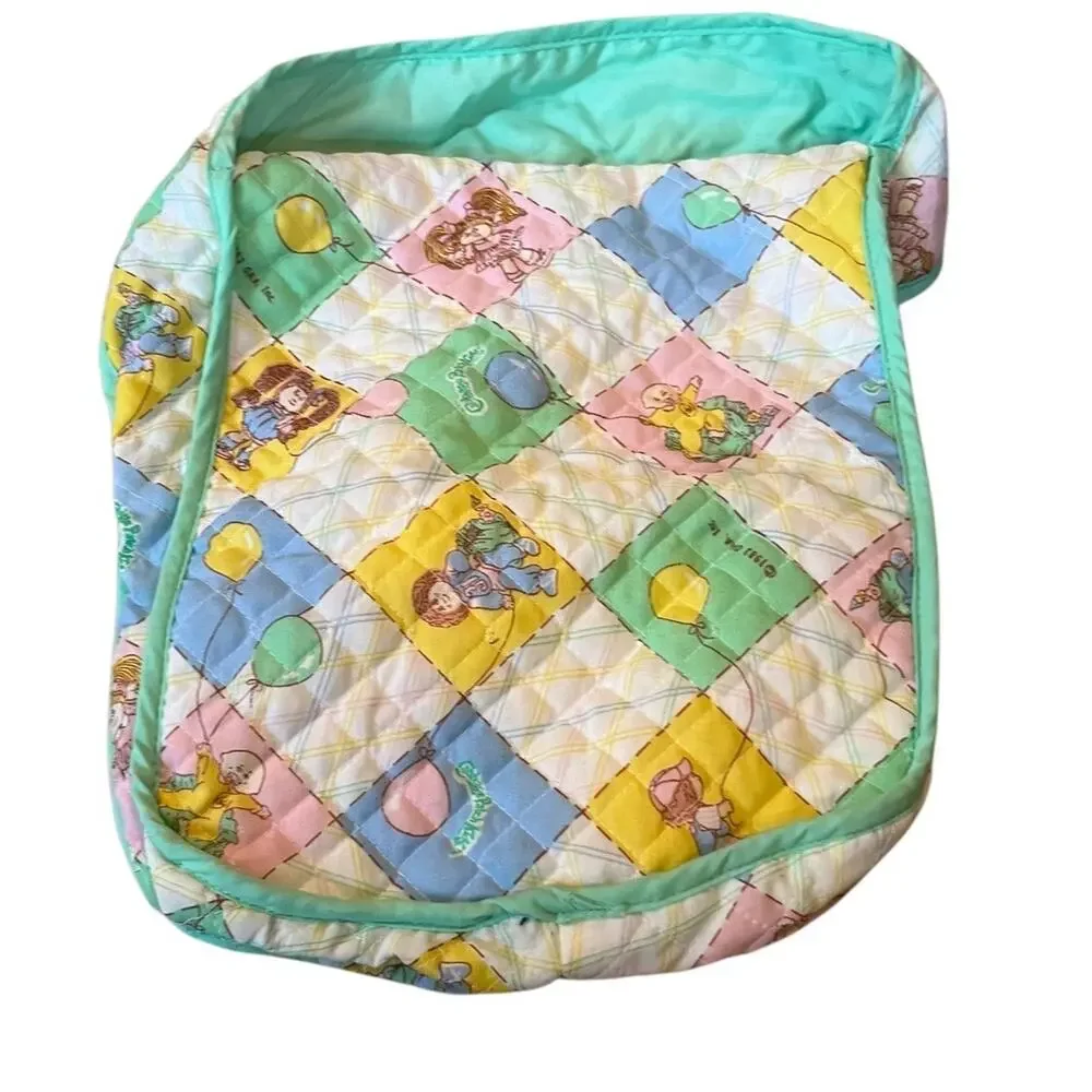Cabbage Patch Kids Cloth Shoulder Diaper Bag Storage Pockets Vintage 1983